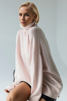 Basic Bae Turtleneck Dropped Shoulder Long Sleeve Sweater
