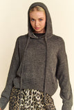 Davi & Dani Drop Shoulder Long Sleeve Hooded Sweater