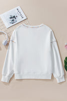 MARDI GRAS Round Neck Long Sleeve Sweatshirt
